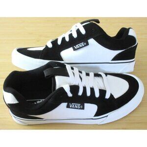 Vans Men's Chukka Push 2 tone Black White Canvas Suede Skate shoes Sizes NIB